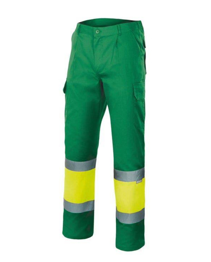 Pantalón forrado bicolor multibolsillos VELILLA