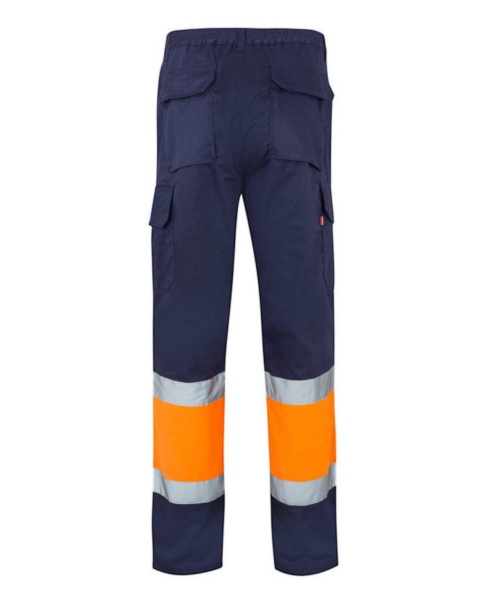Pantalón bicolor multibolsillos VELILLA