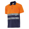 Polo bicolor manga corta VELILLA