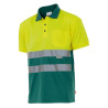 Polo bicolor manga corta VELILLA