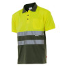 Polo bicolor manga corta VELILLA