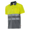 Polo bicolor manga corta VELILLA