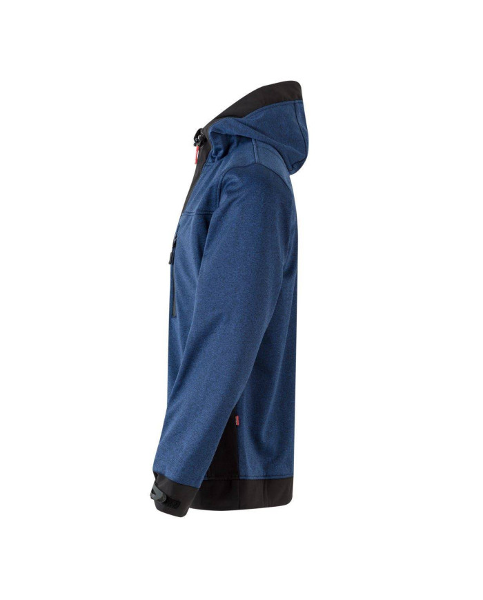 Cazadora soft shell bicolor con capucha VELILLA