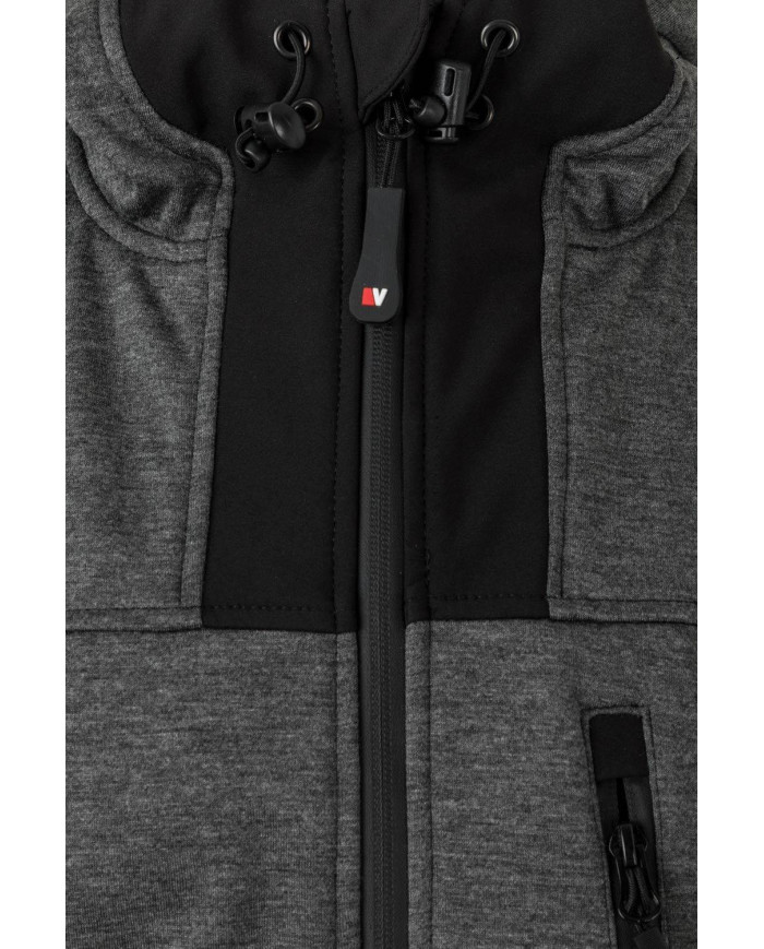 Cazadora soft shell bicolor con capucha VELILLA