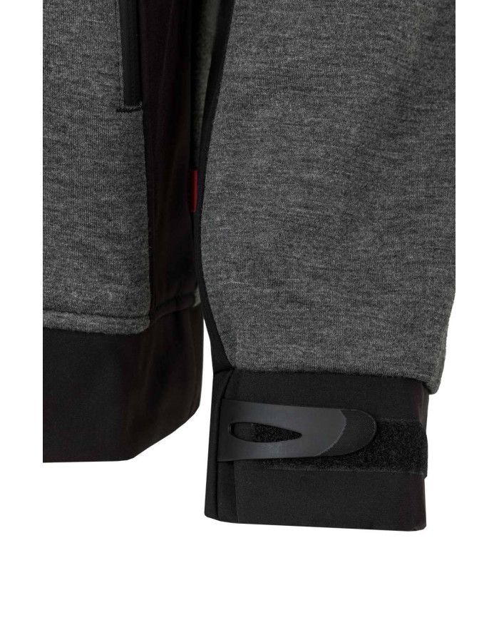 Cazadora soft shell bicolor con capucha VELILLA