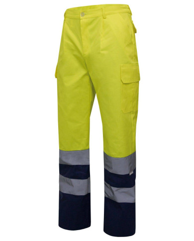 Pantalón bicolor multibolsillos VELILLA