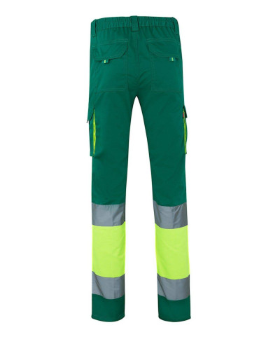 Pantalón stretch bicolor multibolsillos VELILLA