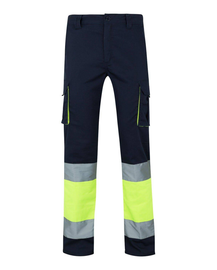 Pantalón stretch bicolor multibolsillos VELILLA