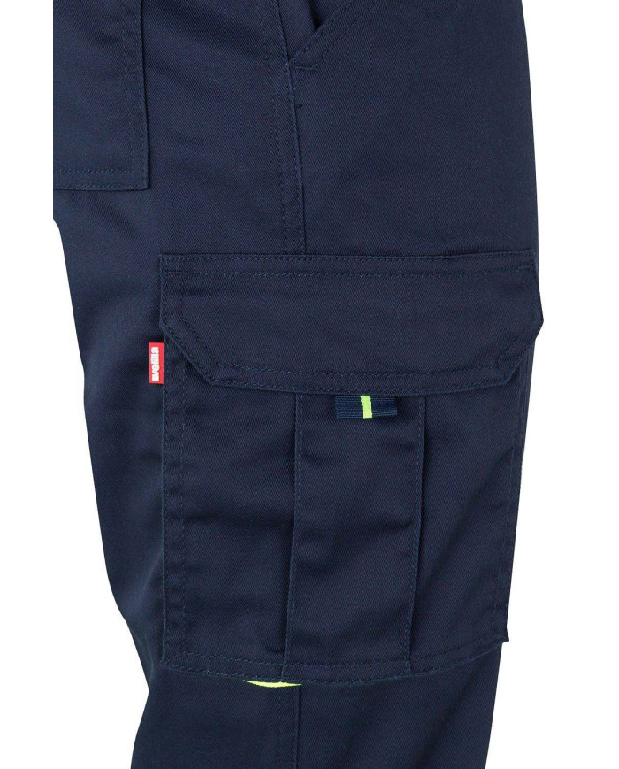 Pantalón stretch bicolor multibolsillos VELILLA
