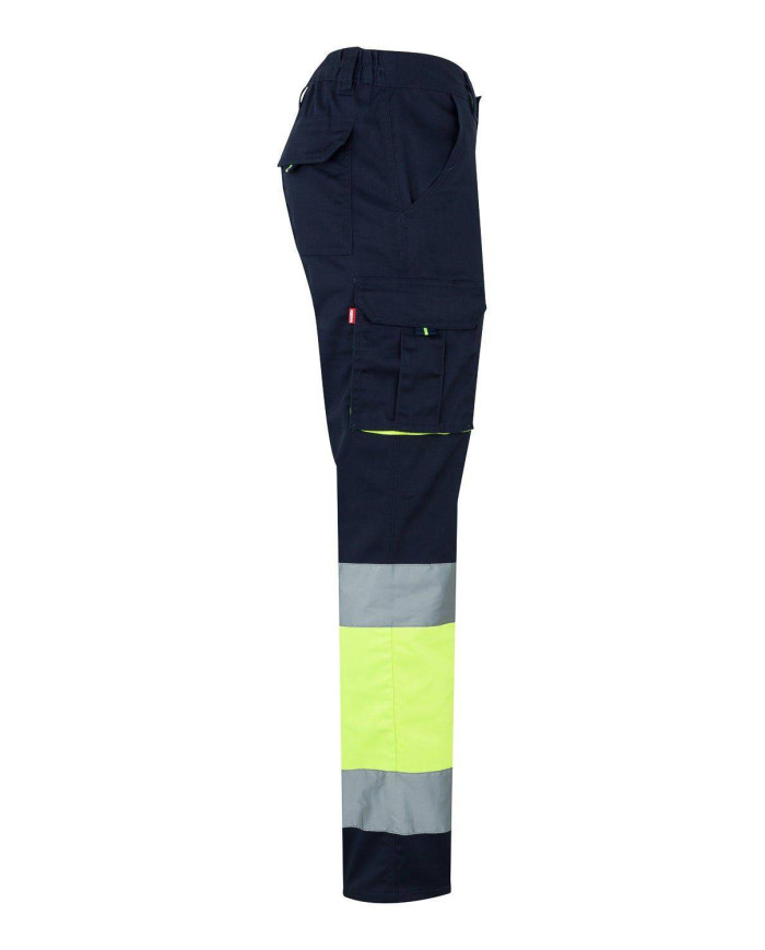Pantalón stretch bicolor multibolsillos VELILLA