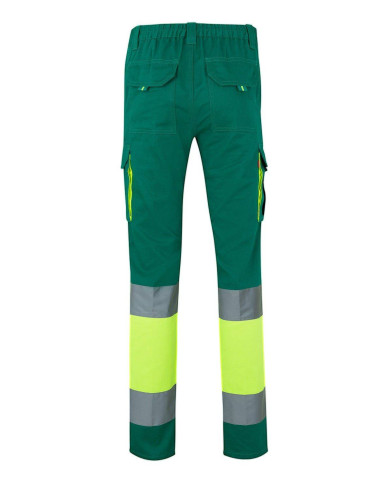 Pantalón 100% algodón bicolor multibolsillos VELILLA