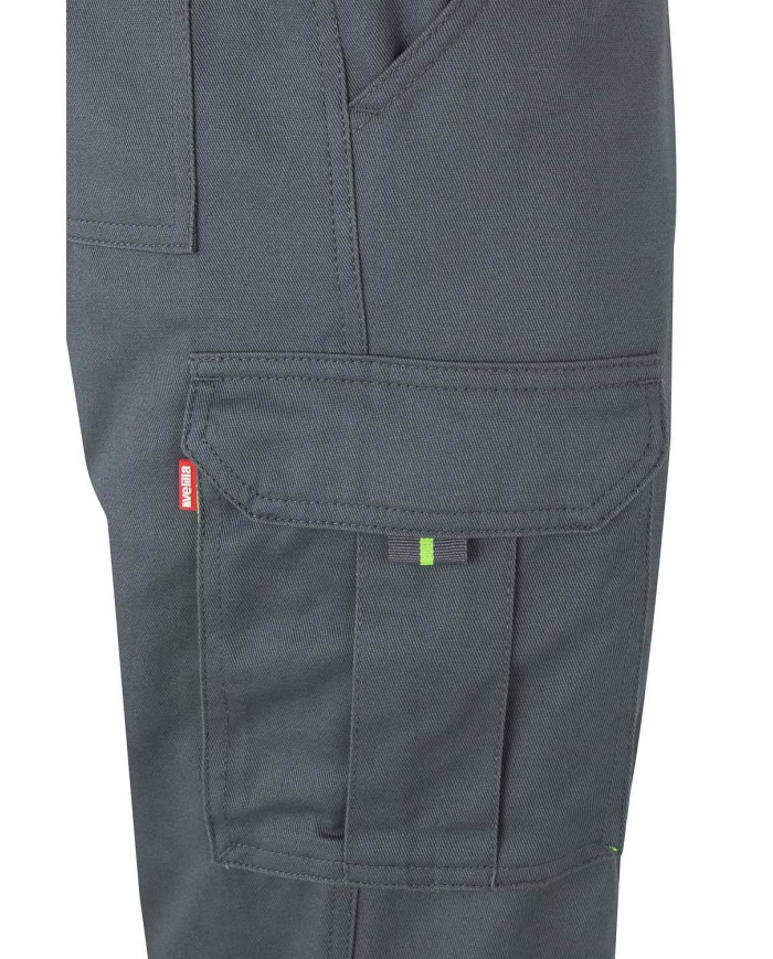 Pantalón 100% algodón bicolor multibolsillos VELILLA