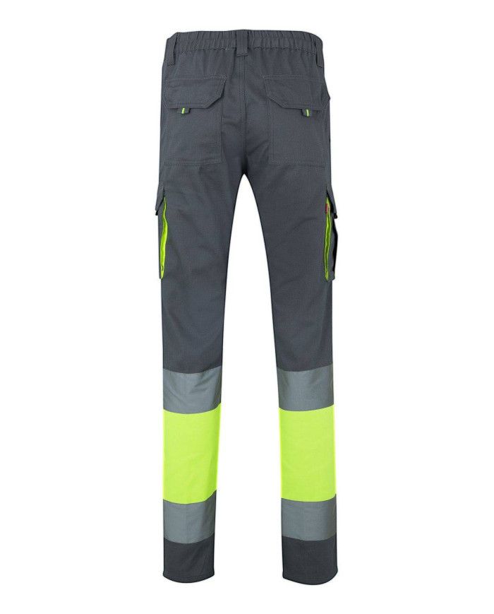 Pantalón 100% algodón bicolor multibolsillos VELILLA