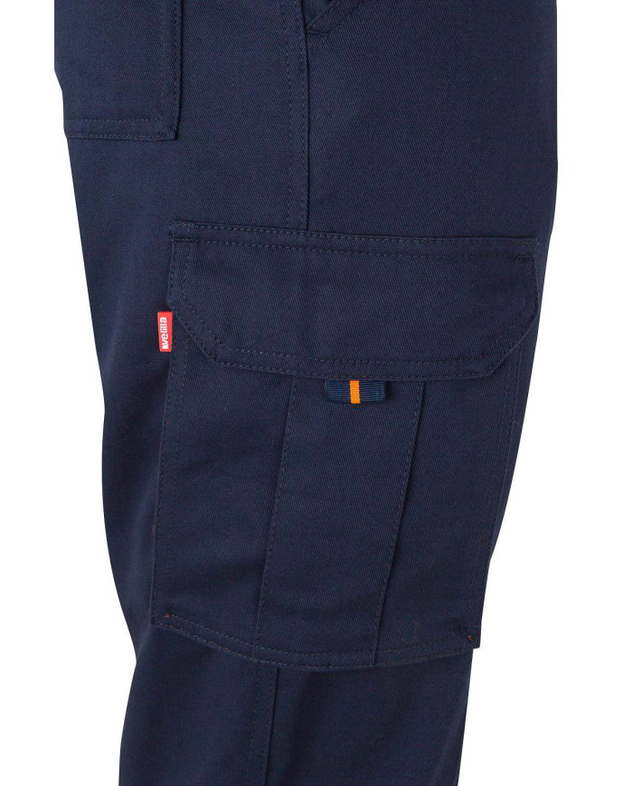 Pantalón 100% algodón bicolor multibolsillos VELILLA