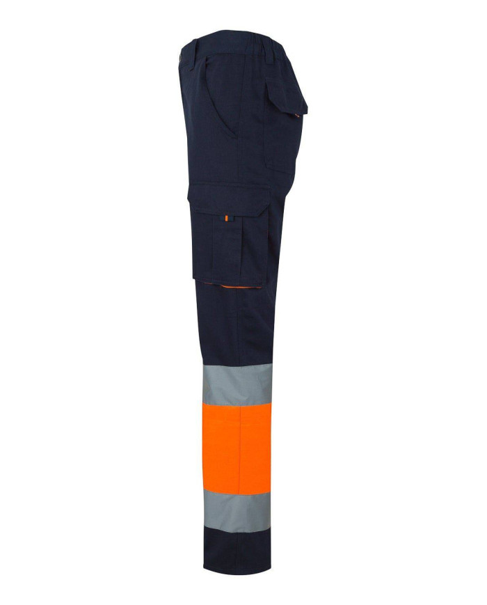 Pantalón 100% algodón bicolor multibolsillos VELILLA