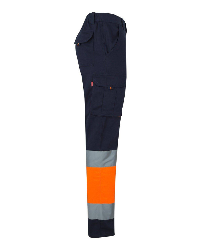 Pantalón 100% algodón bicolor multibolsillos VELILLA