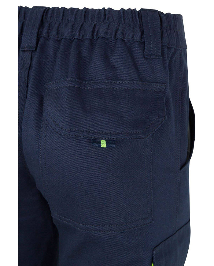 Pantalón 100% algodón bicolor multibolsillos VELILLA