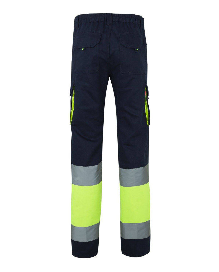 Pantalón 100% algodón bicolor multibolsillos VELILLA