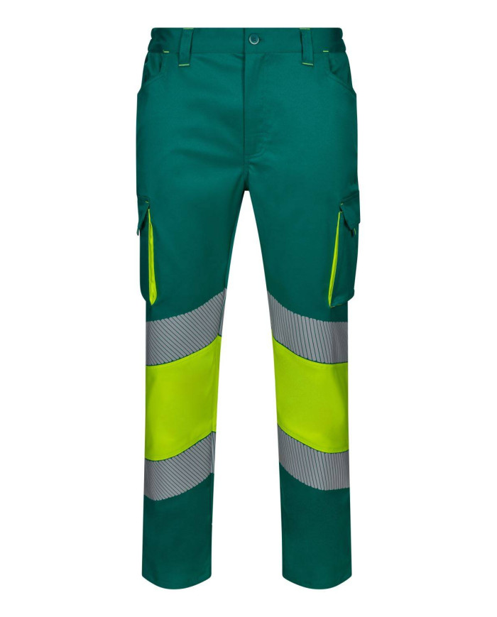 Pantalón stretch bicolor cinta segmentada VELILLA