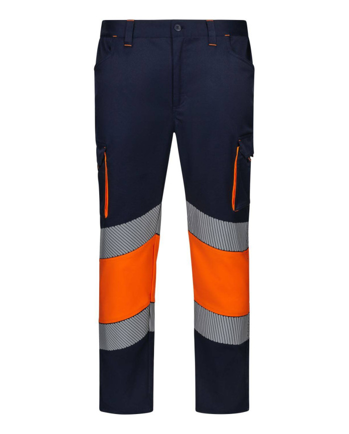 Pantalón stretch bicolor cinta segmentada VELILLA