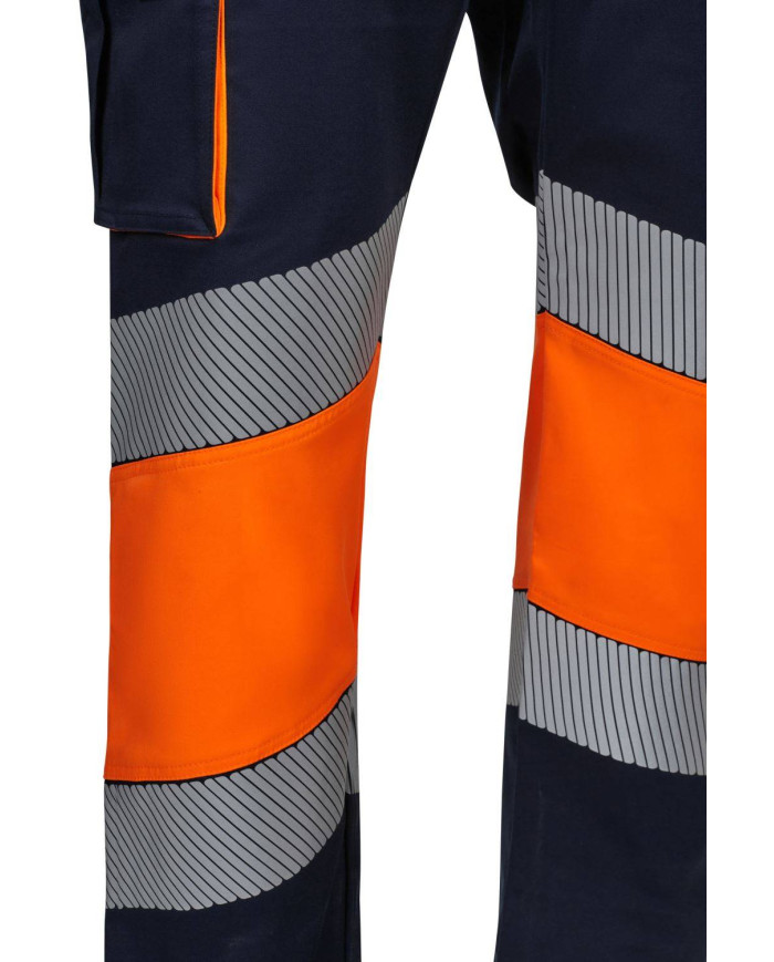 Pantalón stretch bicolor cinta segmentada VELILLA