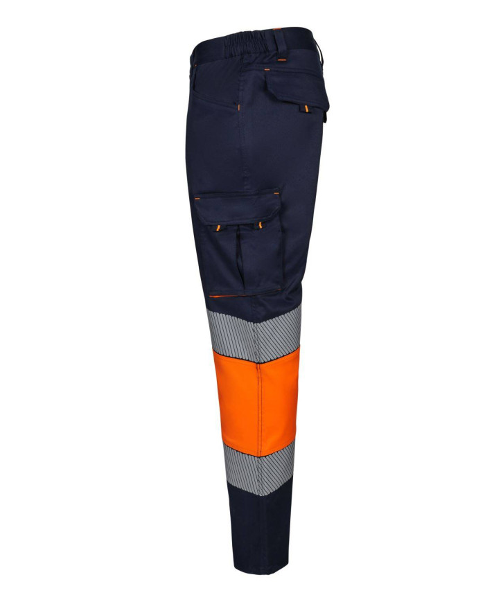 Pantalón stretch bicolor cinta segmentada VELILLA