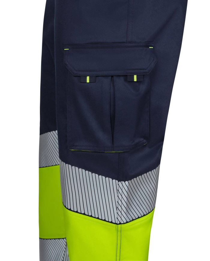 Pantalón stretch bicolor cinta segmentada VELILLA