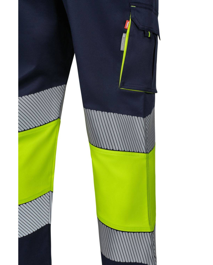 Pantalón stretch bicolor cinta segmentada VELILLA