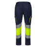 Pantalón stretch bicolor cinta segmentada VELILLA