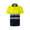 Polo bicolor manga corta VELILLA