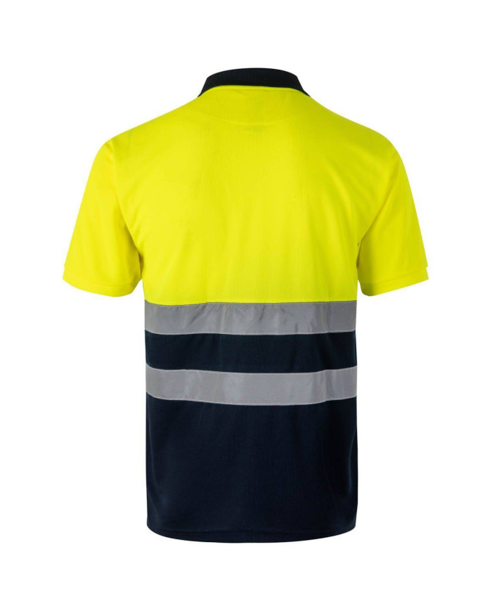 Polo bicolor manga corta VELILLA