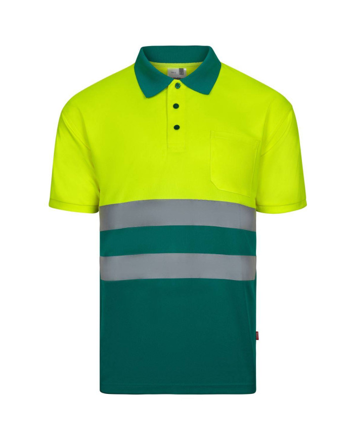 Polo bicolor manga corta VELILLA