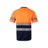 Camiseta técnica bicolor manga corta VELILLA