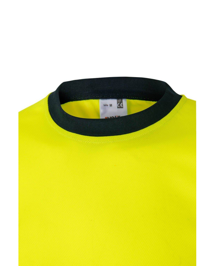 Camiseta técnica bicolor manga corta VELILLA