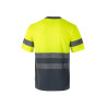 Camiseta técnica bicolor manga corta VELILLA