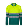 Polo bicolor manga larga VELILLA