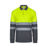 Polo bicolor manga larga VELILLA