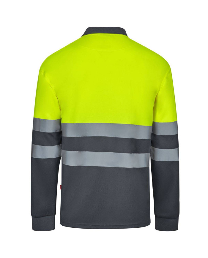 Polo bicolor manga larga VELILLA