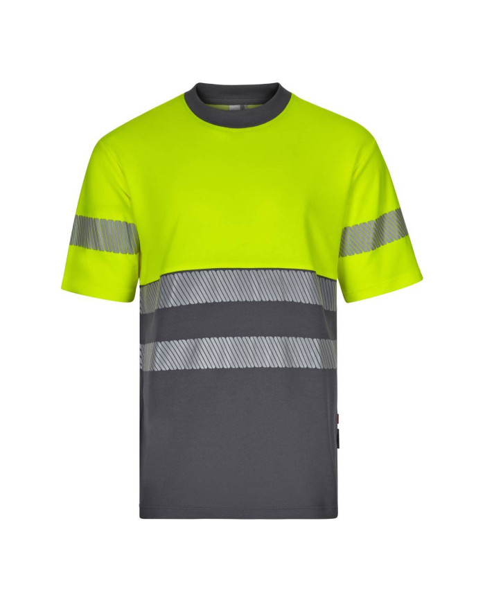 Camiseta algodón bicolor manga corta  cinta segmentada VELILLA