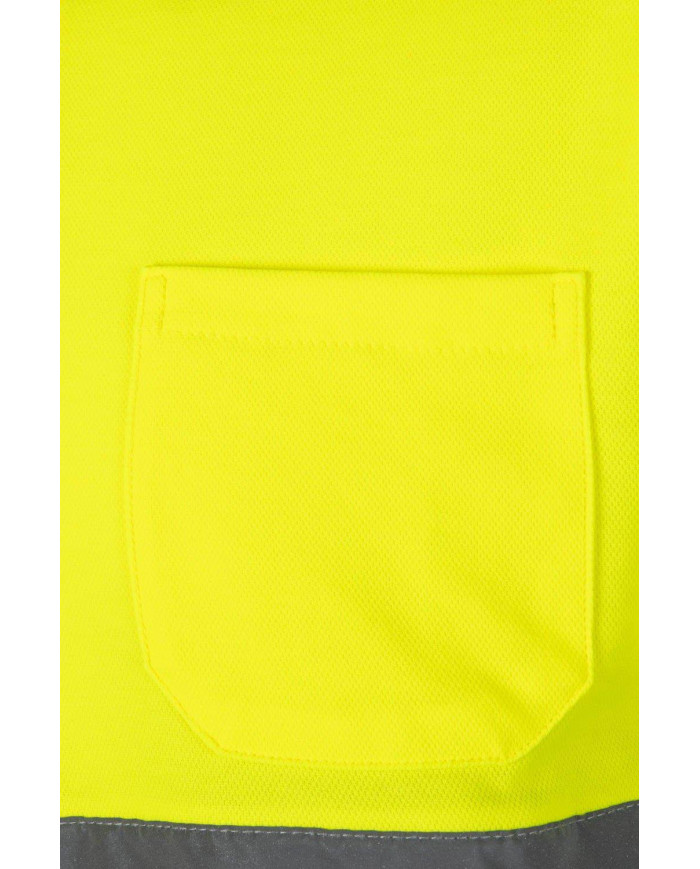 Polo algodón bicolor manga corta VELILLA