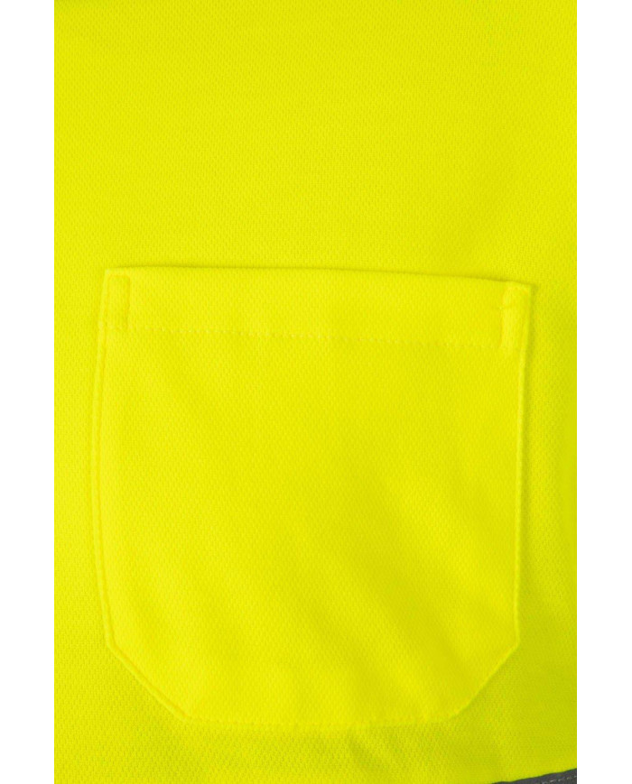 Polo algodón bicolor manga larga VELILLA