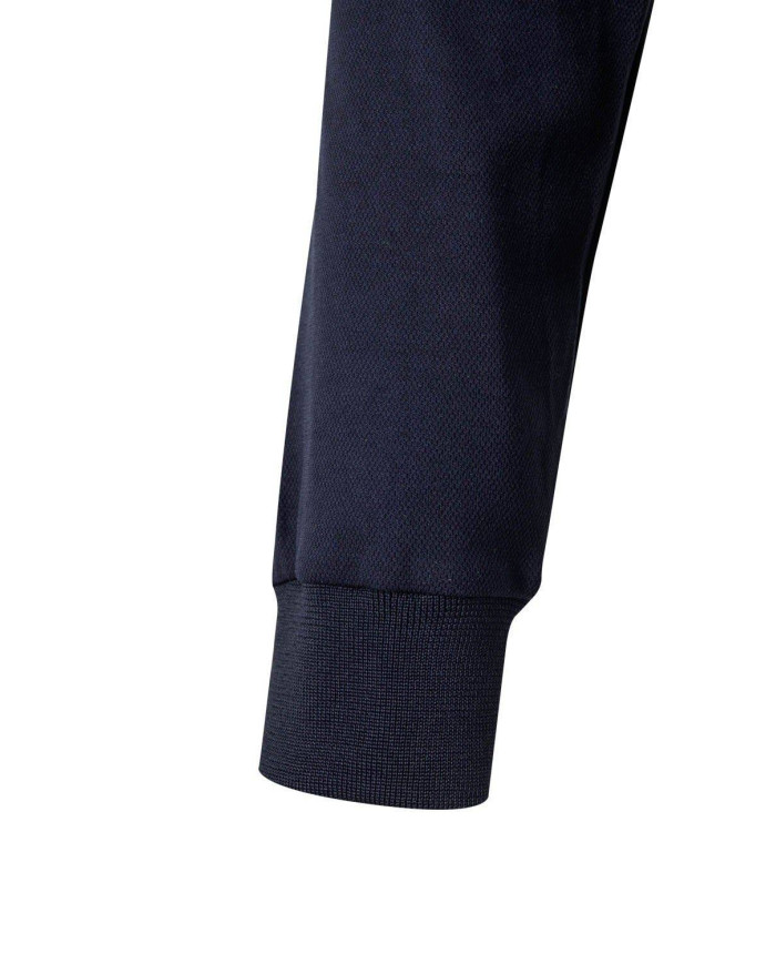 Polo algodón bicolor manga larga VELILLA