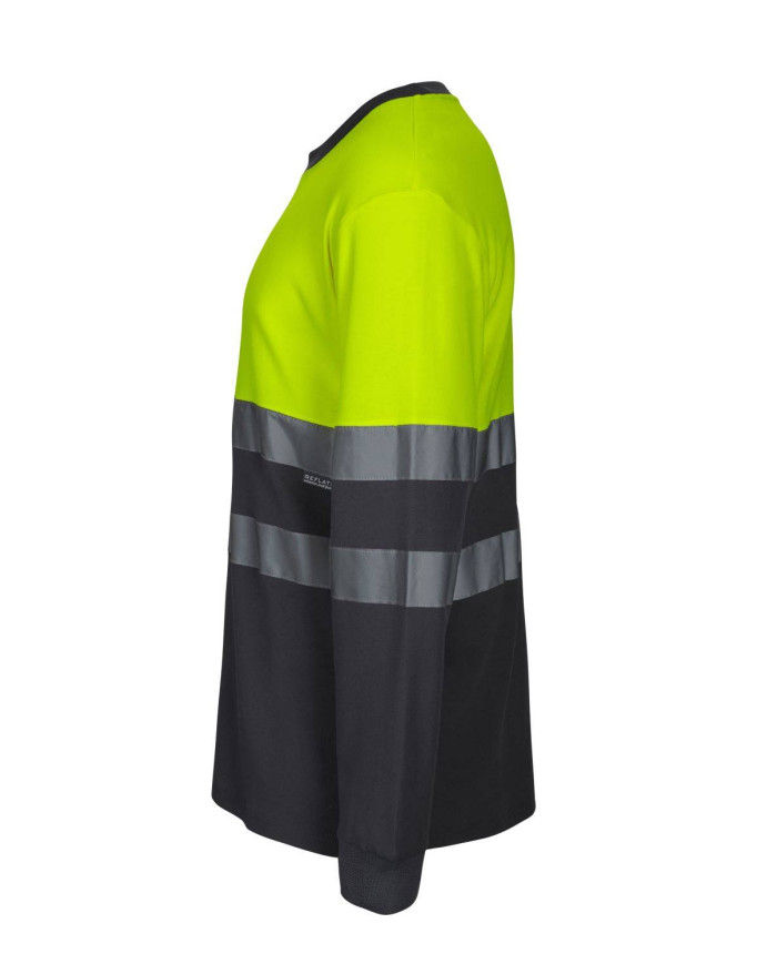 Camiseta algodón bicolor manga larga VELILLA