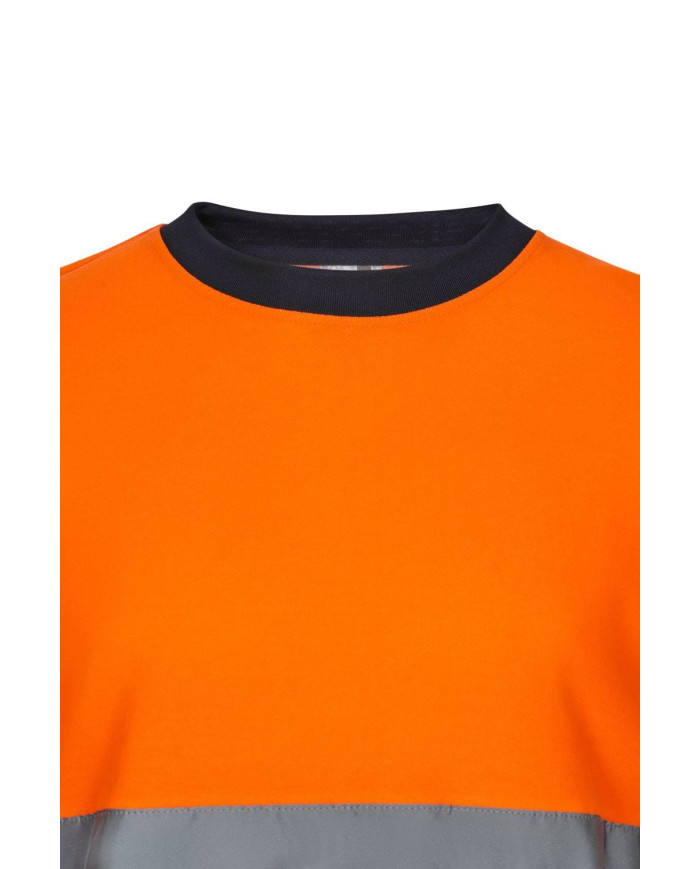 Camiseta algodón bicolor manga larga VELILLA