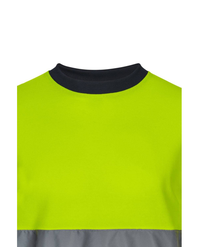 Camiseta algodón bicolor manga larga VELILLA