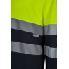 Camiseta algodón bicolor manga larga VELILLA