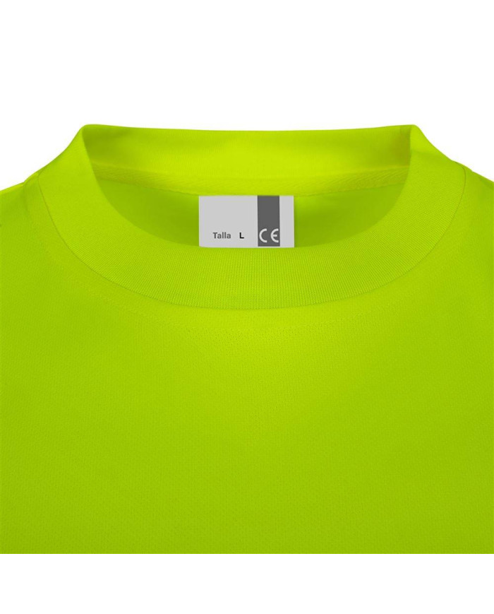 Camiseta poliéster reciclado manga corta cinta segmentada VELILLA