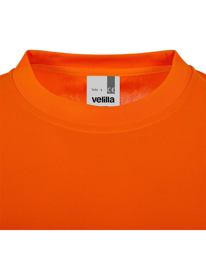 Camiseta poliéster reciclado manga larga cinta segmentada VELILLA