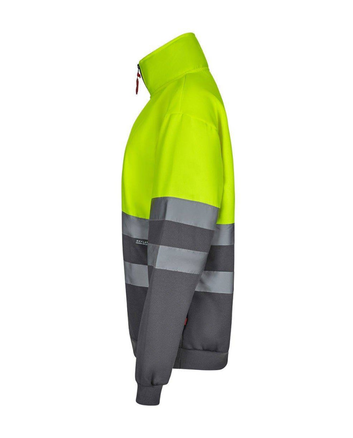 Sudadera bicolor con media cremallera VELILLA