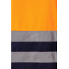 Sudadera bicolor con media cremallera VELILLA